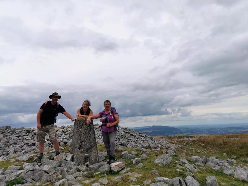 Group at a summit